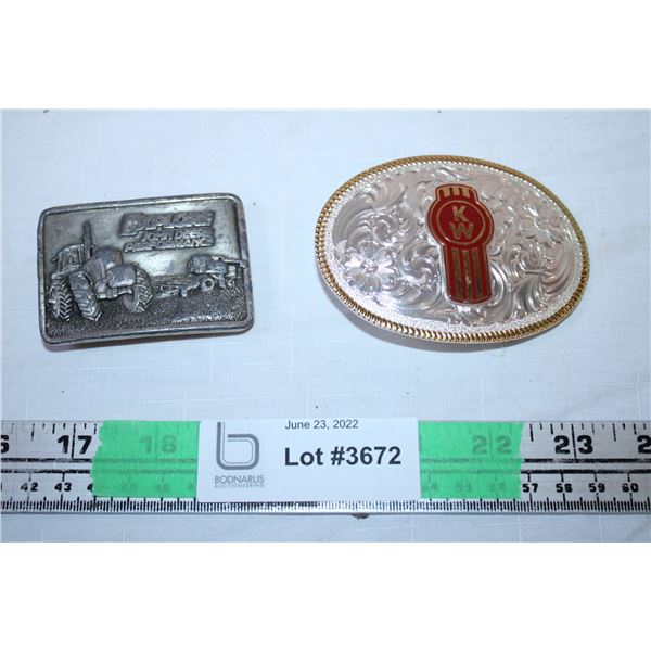KW,John Deere Belt Buckles (2)