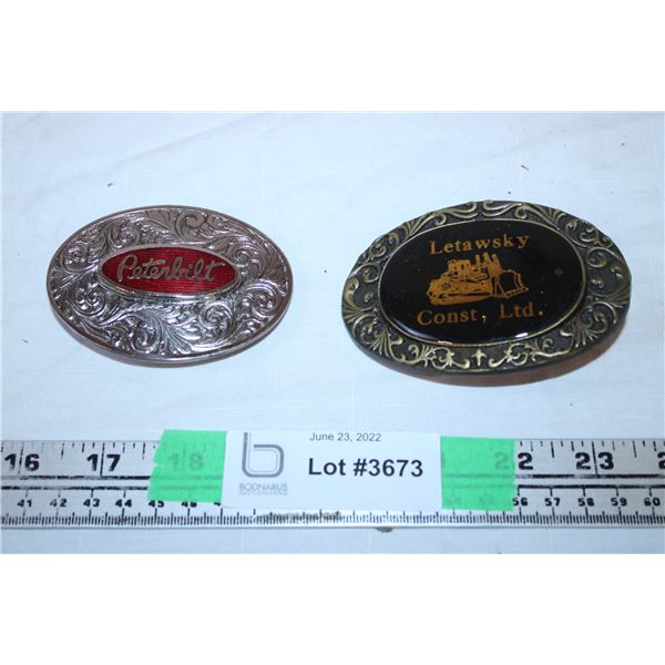 Peterbilt,Letawsky Belt Buckles (2)