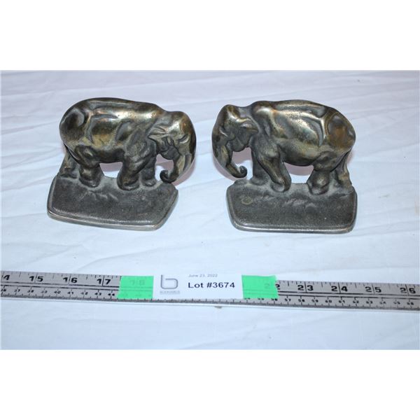 Elephant Bookends (2)