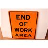Image 3 : *End Of Work Area Sign 29.5”X23