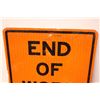 Image 4 : *End Of Work Area Sign 29.5”X23