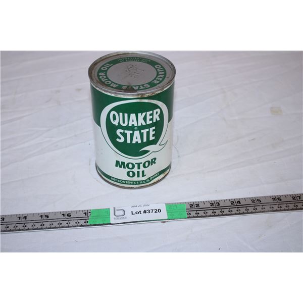 Quaker State Motor Oil (full tin)