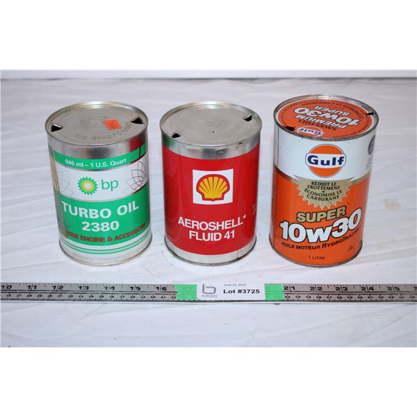 Oil Tins (3)