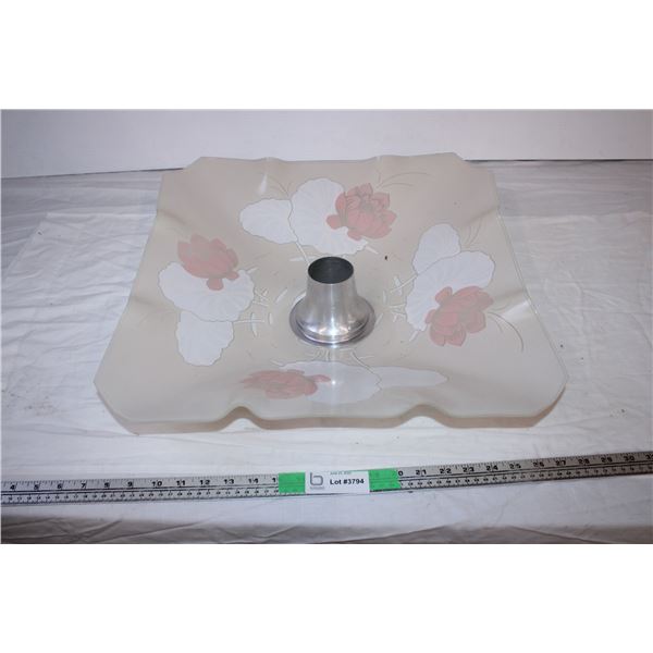 Standing Torchiere Lamp and shade