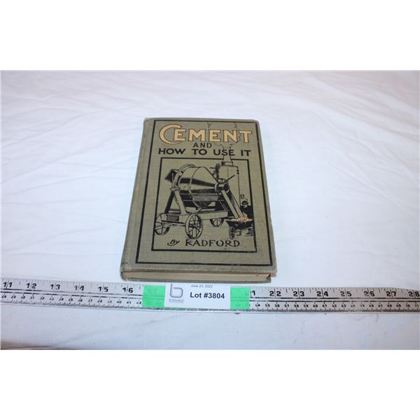 Cement and how to use it Book