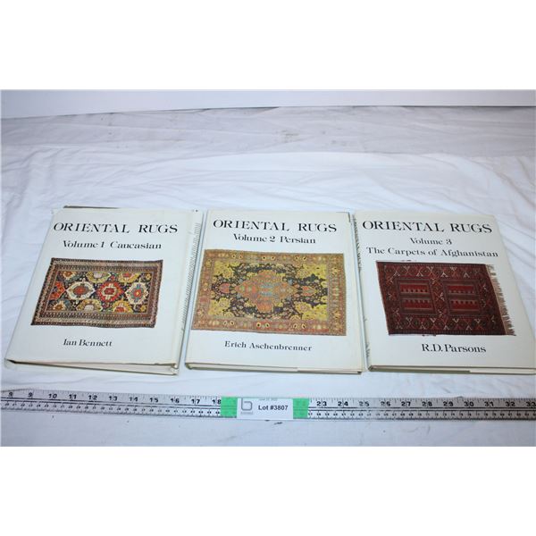 Oriental Rugs Volume 1,2,3 Books