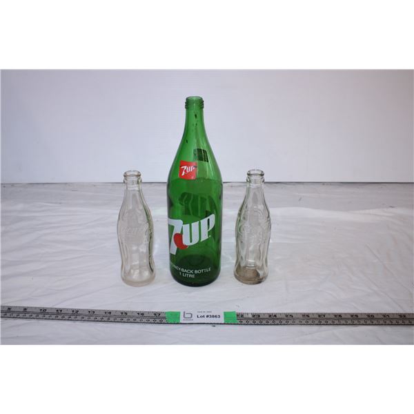 7 up,Coke Bottles (3)