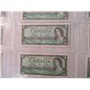Image 6 : (21) Consecutive Numbered $1 Bills (1954) - UNC_AUNC - 6181250-6181270