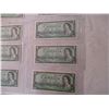 Image 8 : (21) Consecutive Numbered $1 Bills (1954) - UNC_AUNC - 6181250-6181270