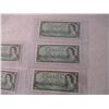 Image 9 : (21) Consecutive Numbered $1 Bills (1954) - UNC_AUNC - 6181250-6181270
