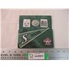 Image 1 : RCM 2012 Sask Roughriders Quarter + stamp set