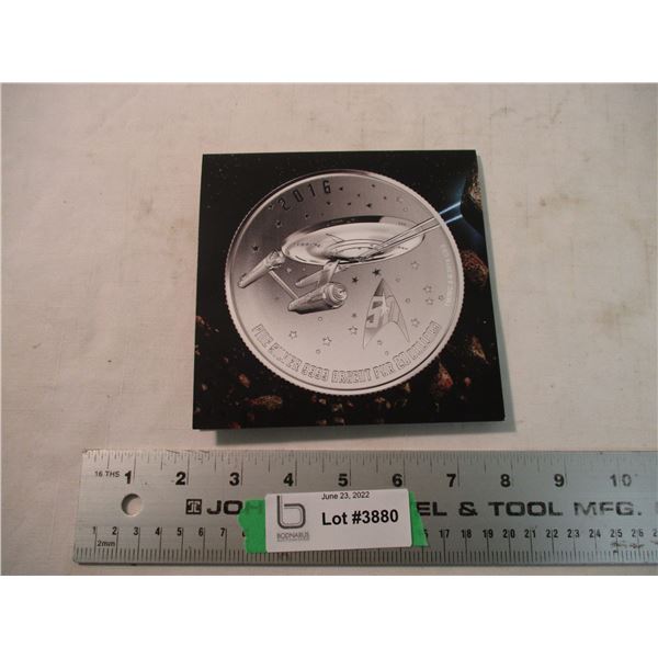 RCM 2016 Star Trek $20 fine silver coin