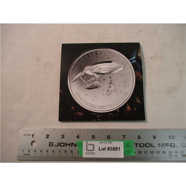 RCM 2016 Star Trek $20 fine silver coin