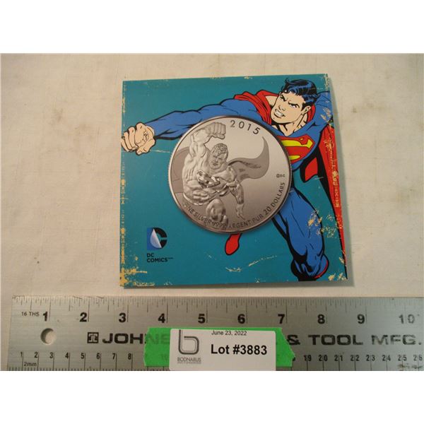 RCM 2015 Superman $20 fine silver coin