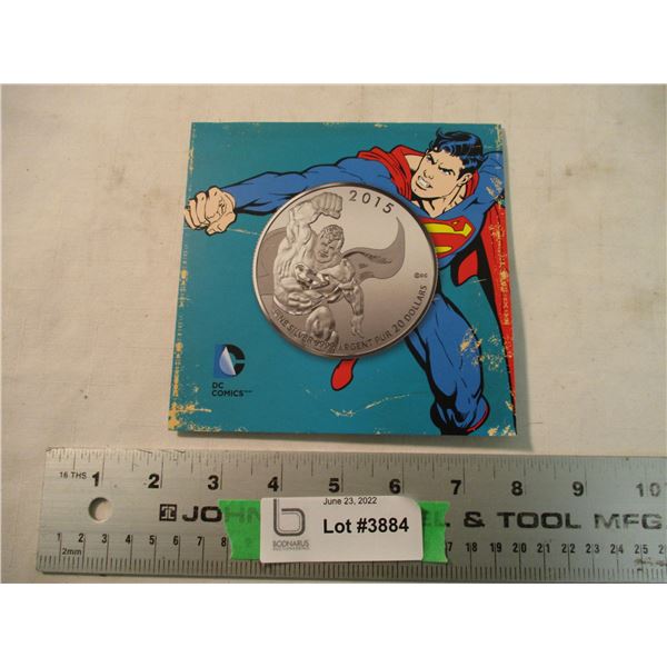 RCM 2015 Superman $20 fine silver coin