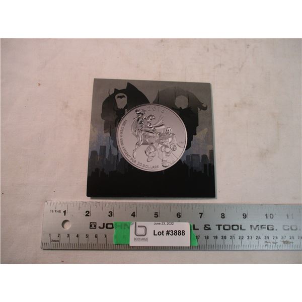 RCM 2014 Superman/Batman $20 fine silver coin