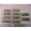 Image 6 : (10) $2 US Bills