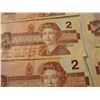 Image 4 : (5) $2 Canadian Bills