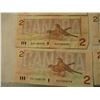 Image 6 : (5) $2 Canadian Bills