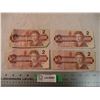 Image 1 : (4) $2 Canadian Bills