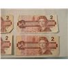 Image 3 : (4) $2 Canadian Bills