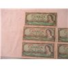 Image 3 : (5) 1954 - $1 Canadian Bills
