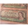 Image 5 : (5) 1954 - $1 Canadian Bills