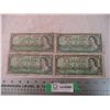 Image 1 : (4) 1954 - $1 Canadian Bills