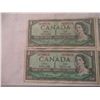 Image 2 : (4) 1954 - $1 Canadian Bills