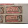 Image 3 : (5) 1954 - $2 Canadian Bills