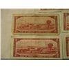 Image 8 : (5) 1954 - $2 Canadian Bills
