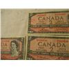 Image 4 : (5) 1954 - $2 Canadian Bills