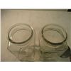 Image 3 : (2) Glass storage jars with lids