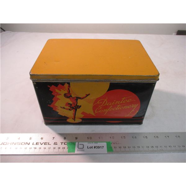 Daintee confectionery tin