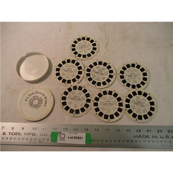 Viewmaster reels Charlie Brown