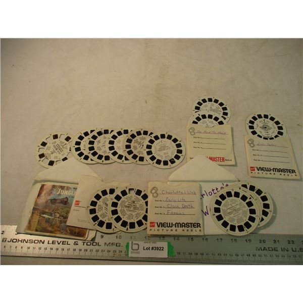 Lot viewmaster reels