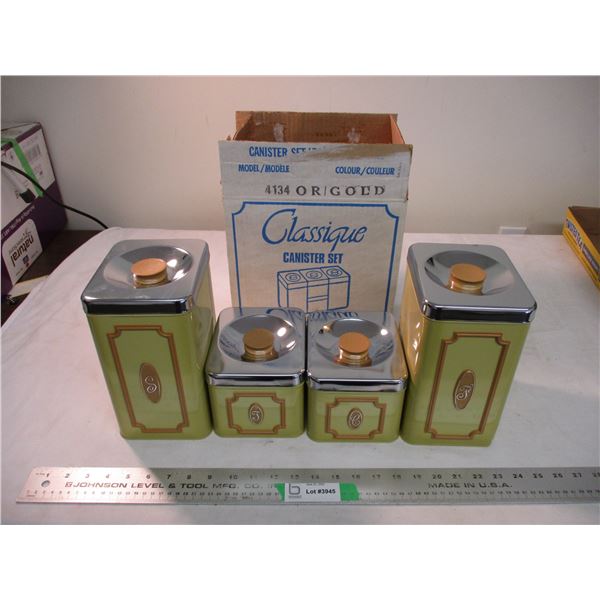 Classique canister set in box