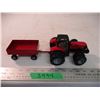 Image 1 : CNH America Case IH 305 Magnum tractor + ERTL wagon (total length 12")