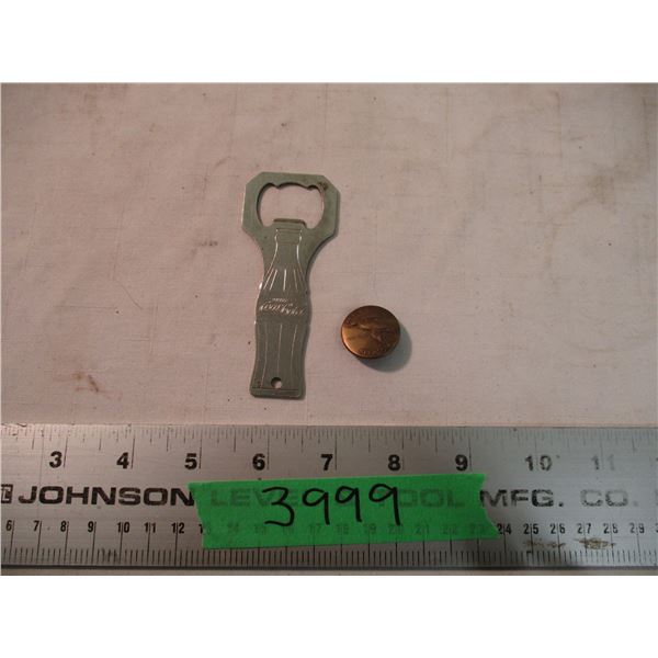 Coca-Cola opener + ducks unlimited pin