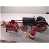 Image 2 : McCormick Deering Model 1530 Tractor + with custom built log cutter display - 24x12
