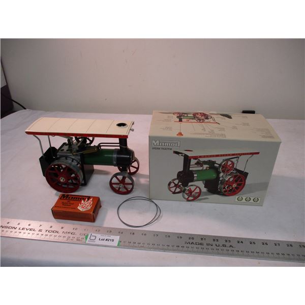 Mamod steam tractor in box - box measure 11" long