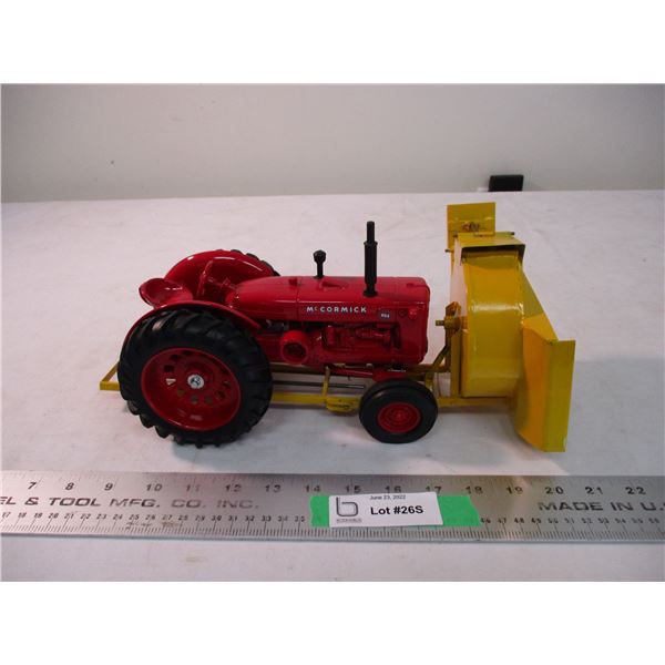 ERTL McCormick WD-9 (with custom built snow blower) - 13" long