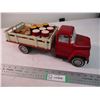 Image 5 : ERTL IHC Loadstar Truck with custom built wooden box + barrels - 15" long