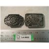 Image 1 : 2X THE BID - McCormick + Case belt buckles