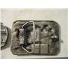 Image 5 : 2X THE BID - McCormick + Case belt buckles