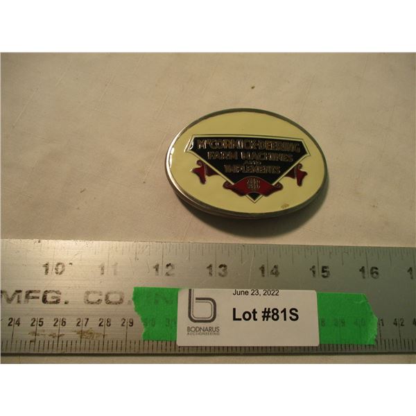 McCormick Deering Farmall IHC belt buckle