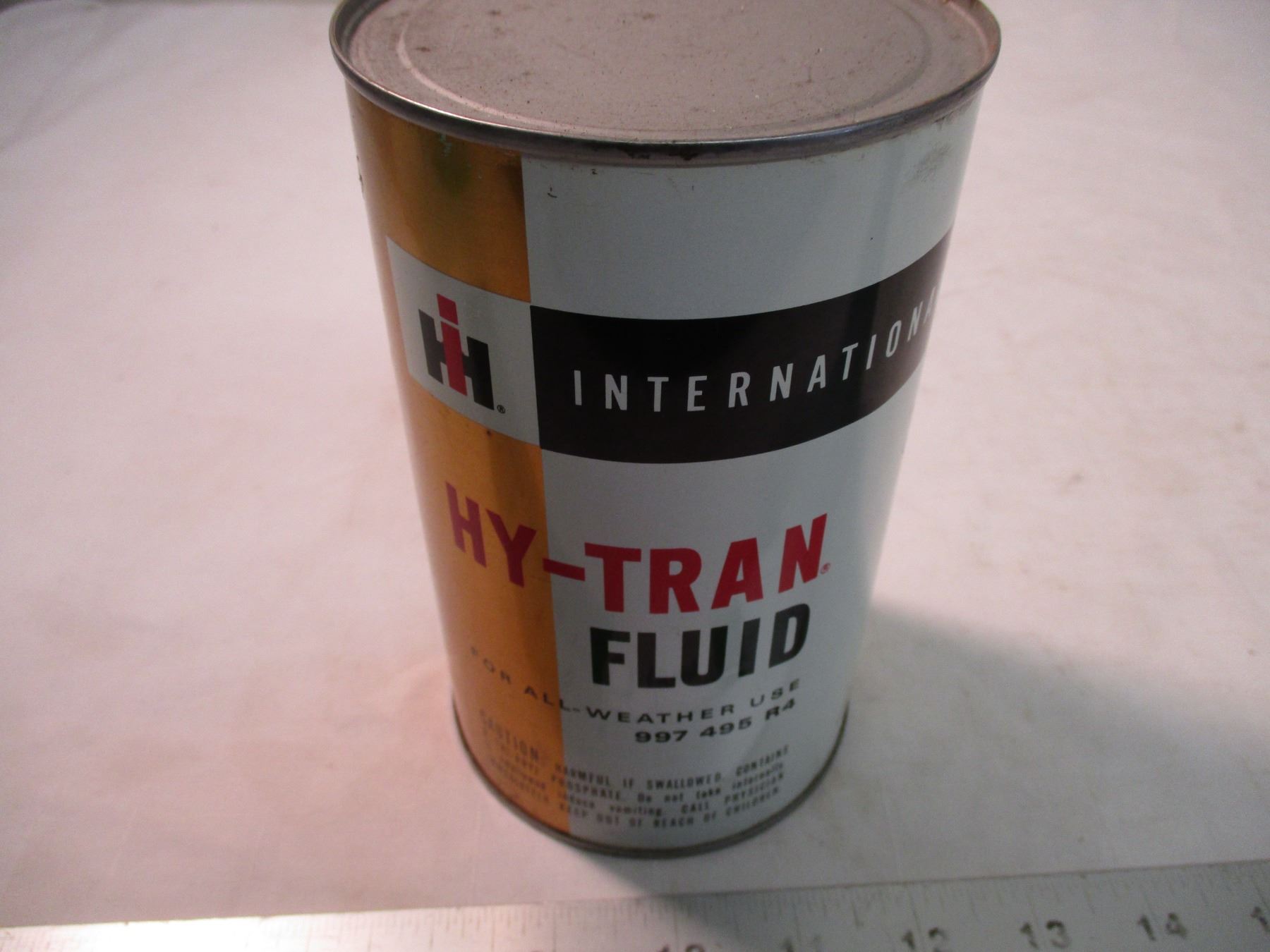 IH HyTran Fluid (all weather) 1 quart tin full