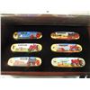 Image 3 : Franklin Mint (6) IHC Knife Collection in display case