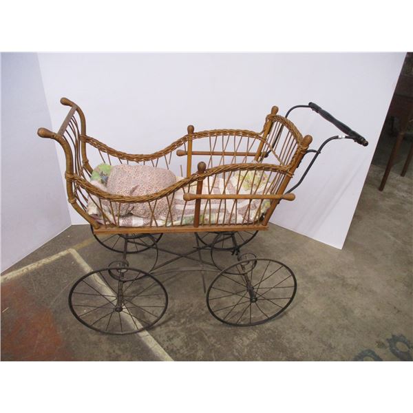 *Wicker Doll Carriage