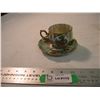 Image 1 : Vintage footed tea cup + saucer (Castle Japan)